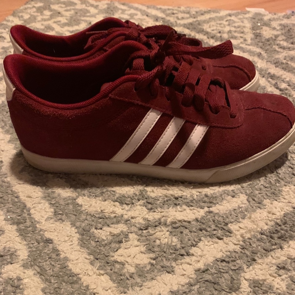 Burgundy size 7.5 women’s Adidas